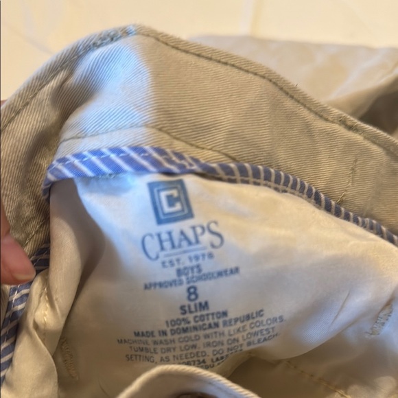 Chaps Tan Chinos Classic Style - Picture 3 of 3
